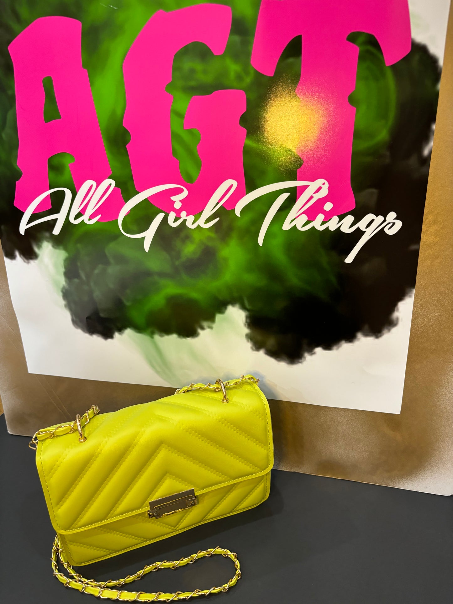 “Neon Lights” purse